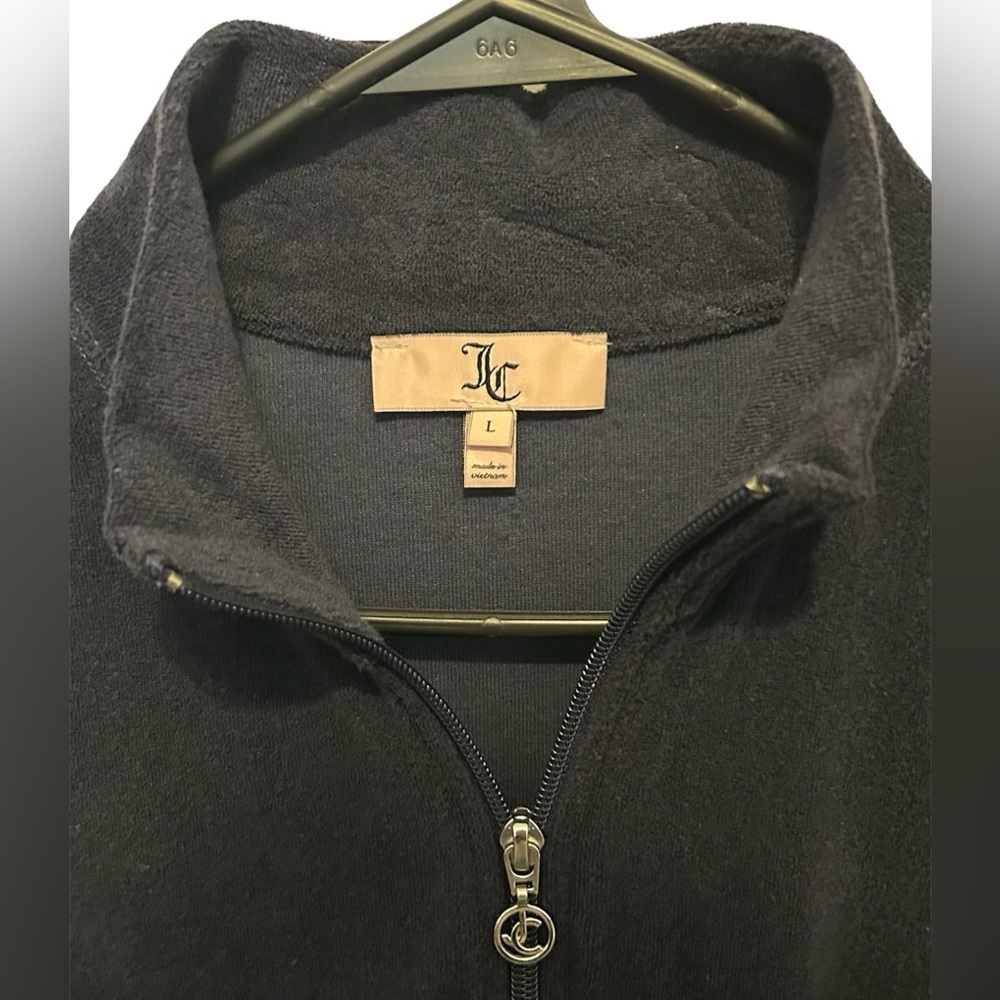 Juicy Couture Fairfax Mock Neck Full Zip Jacket Size Large